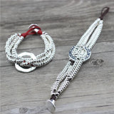 Anslow DIY Beads Charm Multilayer Bracelet