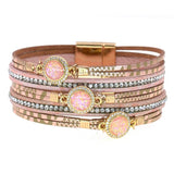 Bohemia Leather Bracelet Women Charm Bracelet