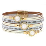 Bohemia Leather Bracelet Women Charm Bracelet