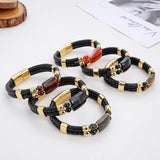 Natural Stone Bracelet For Women Stainless Steel Magnetic Clasp Jewelry
