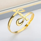 Egyptian Ankh Cross Stainless Steel Bracelet Couple Femme Jewelry Gift