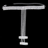 Crystal Multi-Row Finger Bracelet for Women