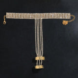 Crystal Multi-Row Finger Bracelet for Women