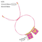 Heart Beads Adjustable Bracelet Boho Accessories Women