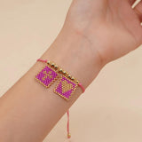 Heart Beads Adjustable Bracelet Boho Accessories Women