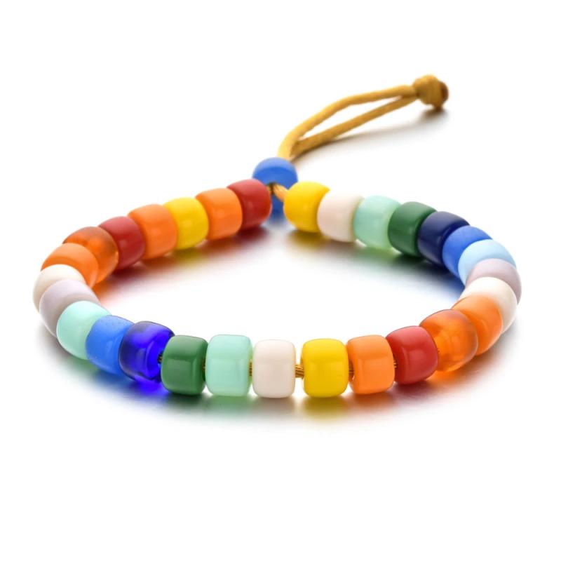 Hot Stone Beads Cherry Blossom Bracelet Jewelry for Girlfriend