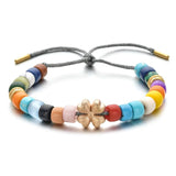 Hot Stone Beads Cherry Blossom Bracelet Jewelry for Girlfriend