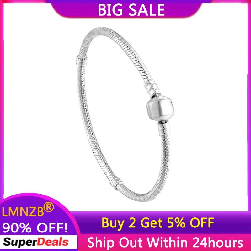 Tibetan Silver Bracelets DIY Charms Beads Chain Women Jewelry Accessories