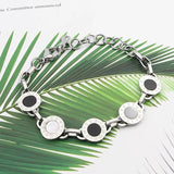 Gold/Rose/Silver Shell Resin Charm Bracelet Wedding Party Beads Bracelets