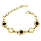 Gold/Rose/Silver Shell Resin Charm Bracelet Wedding Party Beads Bracelets
