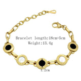 Gold/Rose/Silver Shell Resin Charm Bracelet Wedding Party Beads Bracelets