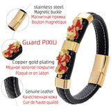 Multicolor PIXIU Guardian Beast Leather Rope Chain Bracelet