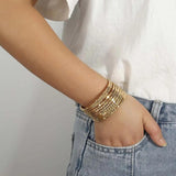 Square Beads Wrap Bracelet for Women