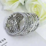 Square Beads Wrap Bracelet for Women