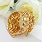 Square Beads Wrap Bracelet for Women