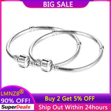 Tibetan Silver Snake Chain Bangle Bracelet Allergy-Free Jewelry