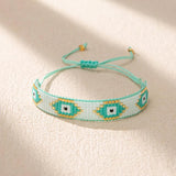 Bohemia Evil Eye Bracelet Beads Bracelet for Women Lucky Eye Gift