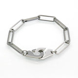 Stainless Steel Handcuff Bracelet Bangle Chain Bracelet