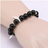 Anime Bracelet Wolf Tooth Bead Bracelet Men Bracelets & Bangles Kikyou Jewelry