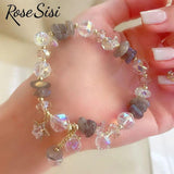 Colorful Crystal Charm Bracelet for Women