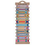 12Pcs Bohemia Summer Beach Colorful Tassel Bracelet Kit