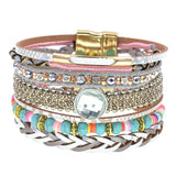 Bohemia Charm Stone Beaded Bracelets for Women