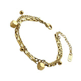 Stainless Steel Link Chain Bracelet for Women Men
