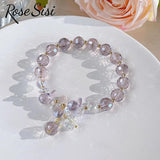 Opal Bead Bracelet Glass Transfer
