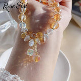 Opal Bead Bracelet Glass Transfer