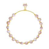 Baroque Freshwater Pearl Beads Adjustable Bracelet