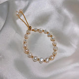 Baroque Freshwater Pearl Beads Adjustable Bracelet