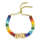 Bohemian Rainbow Beads Bracelets For Women