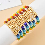 Bohemian Rainbow Beads Bracelets For Women