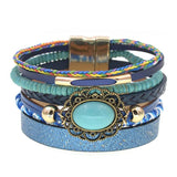 Bohemia Stone Leather Bracelets for Women