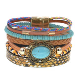 Bohemia Stone Leather Bracelets for Women