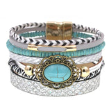 Bohemia Stone Leather Bracelets for Women