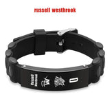Basketball Star Player Bracelet Stainless Steel Adjustable Wristband