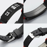 Basketball Star Player Bracelet Stainless Steel Adjustable Wristband