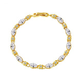 24k Gold Plated Ruby Bracelet for Women