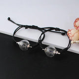 Glass Locket Hair Locket Urn Bracelet Cremation Jewelry Keepsake