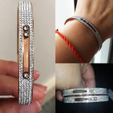 Crystal Stone Turnable Bangles for Women