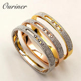 Crystal Stone Turnable Bangles for Women