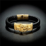 Men's Leather Bracelet Punk Rock Jewelry
