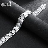 Men Stainless Steel Cross Bracelet 16mm Wide Wristband IB07