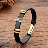 Letter Bracelet Women Zircon Bangle Lover Jewelry