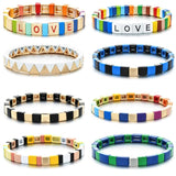 Colorful Rainbow Bohemian Bracelet for Women