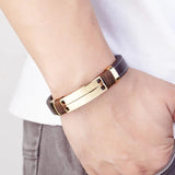 Punk Style Multicolor Stainless Steel Men's Bracelet