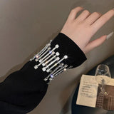 Rhinestone Bracelet Hyperbole Crystal Elastic Line Bracelets Party Jewelry