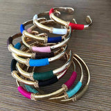 Copper Wire Bangles for Women - Open Folk-Custom Hand Bracelets