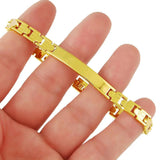 24K Yellow Bracelet 4MM Light Plated for Women & Men
